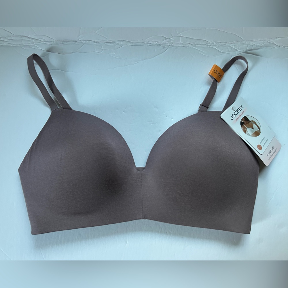 NWT Jockey Supersoft wire-free T-Shirt Bra Size 36D Modal